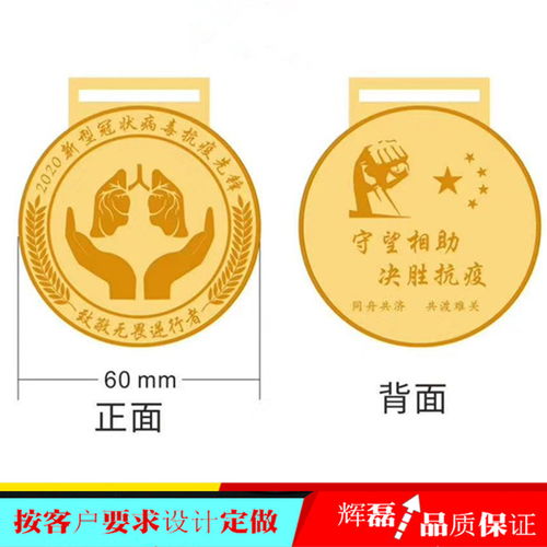【疫情防控个人纪念品抗疫先锋表彰奖品医生奖励品】-