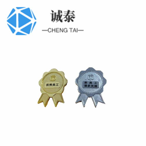 【集团年终评比徽章定做,员工佩戴胸章,服装通用五金胸章】-